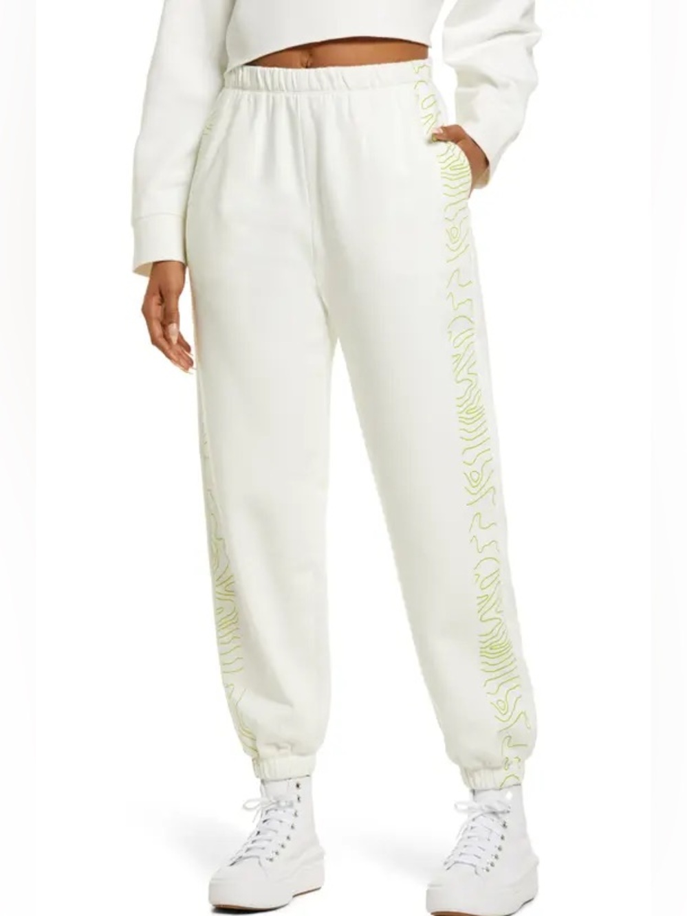 BP. Joggers | Relaxed Fit | Lime Green Details | Size Large